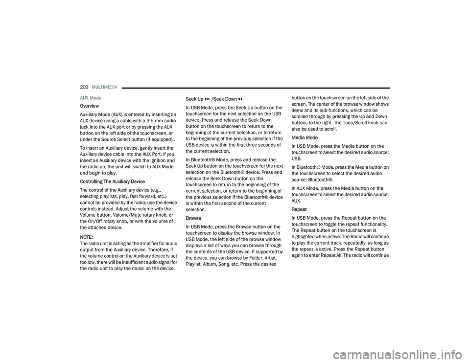 JEEP GRAND CHEROKEE TRAILHAWK 2020  Owners Manual 