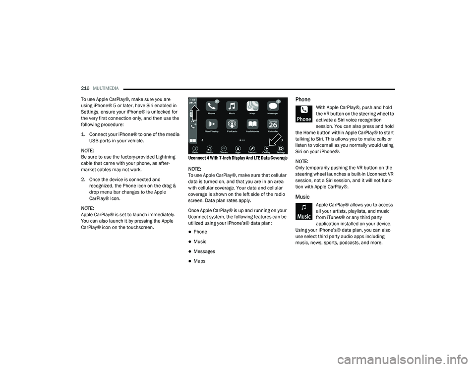 JEEP GRAND CHEROKEE TRAILHAWK 2020  Owners Manual 