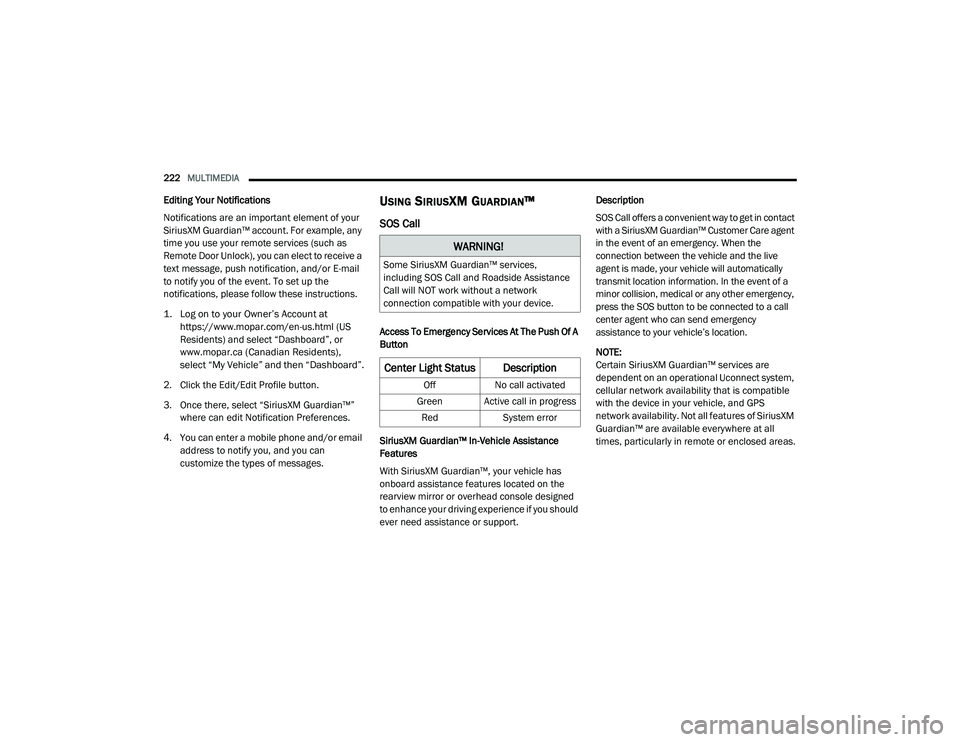 JEEP GRAND CHEROKEE TRAILHAWK 2020  Owners Manual W�$�5N�,N�*�
So�Pe S�L�U�L�X�V�;M �*�Xa�U�G�La�Q�