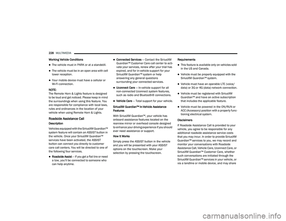 JEEP GRAND CHEROKEE TRAILHAWK 2020  Owners Manual 
