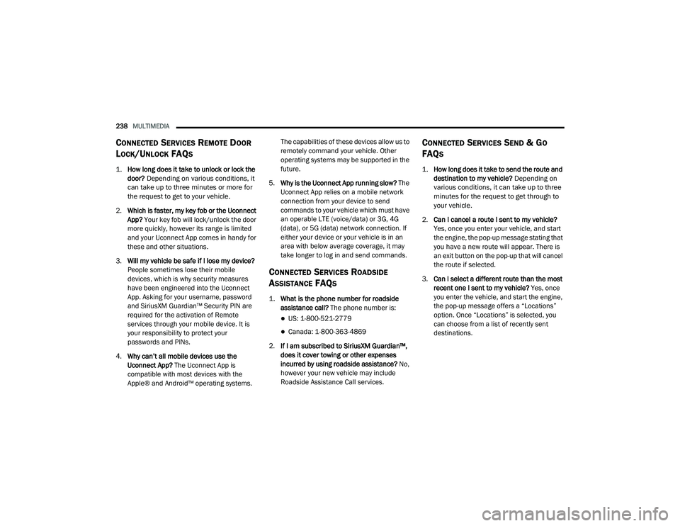 JEEP GRAND CHEROKEE TRAILHAWK 2020  Owners Manual 