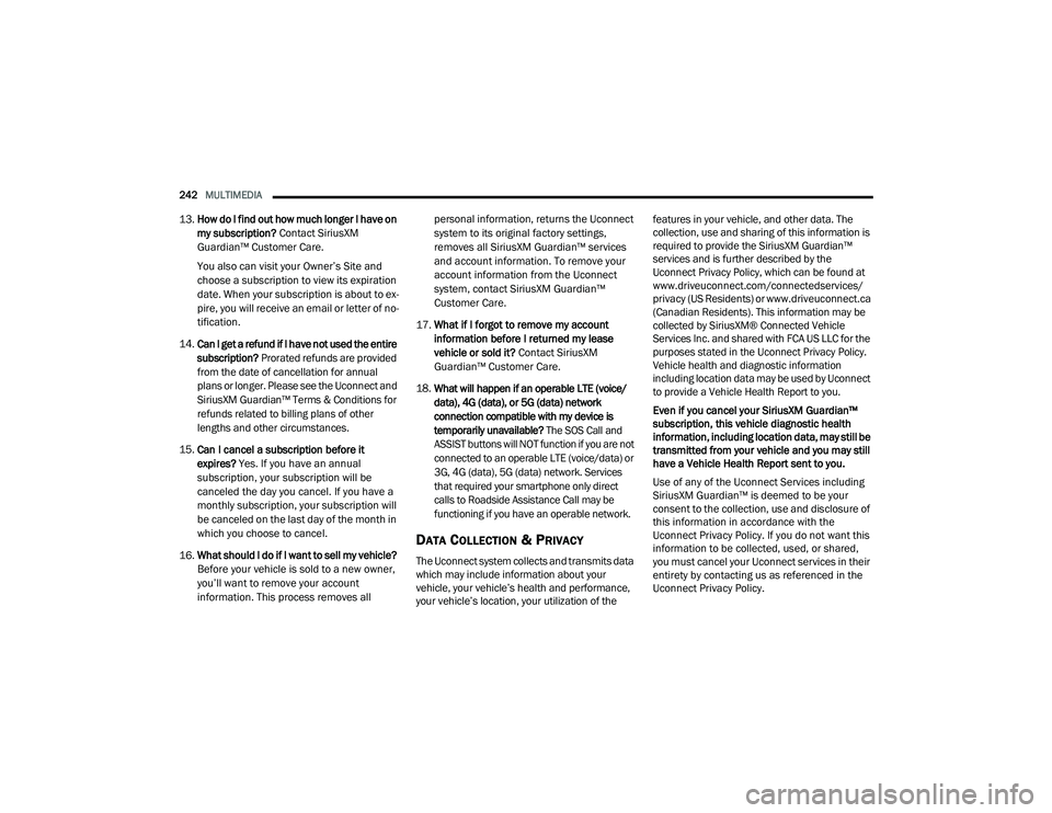 JEEP GRAND CHEROKEE TRAILHAWK 2020  Owners Manual 