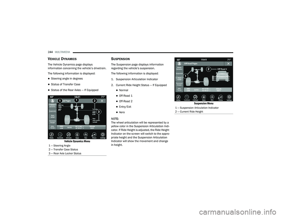 JEEP GRAND CHEROKEE TRAILHAWK 2020  Owners Manual 1 �