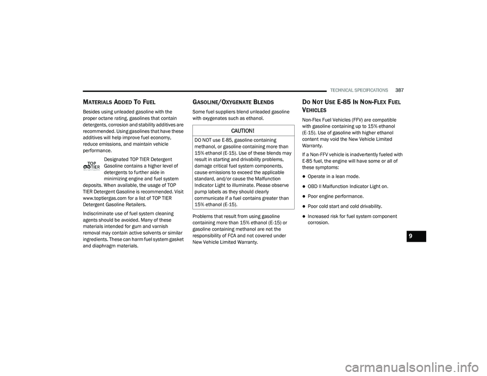 JEEP GRAND CHEROKEE TRAILHAWK 2020  Owners Manual C�$U�7�,ON�
�O NO�7 �X�Ve E�85� ga�Vo�O�L�Qe �Fo�Qta�L�Q�L�Qg 
�Pet�Ka�Qo�O� o�U ga�Vo�O�L�Qe �Fo�Qta�L�Q�L�Qg �Po�Ue t�Ka�Q 
15�\b��H�W�K�D�Q�R�O���(����\f. U�Ve o�I t�Ke�Ve b�Oe�Q�G�V �Pa