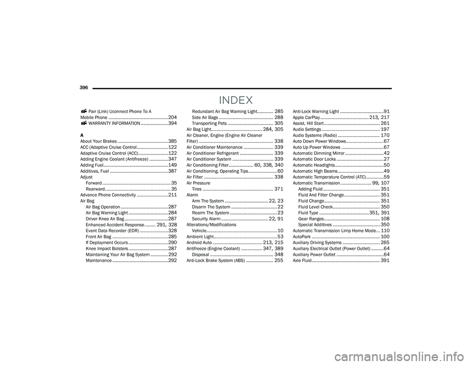 JEEP GRAND CHEROKEE TRAILHAWK 2020  Owners Manual 