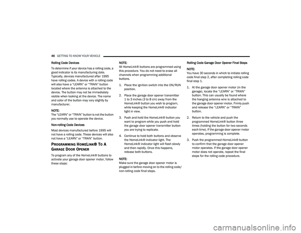 JEEP GRAND CHEROKEE TRAILHAWK 2020 Service Manual 