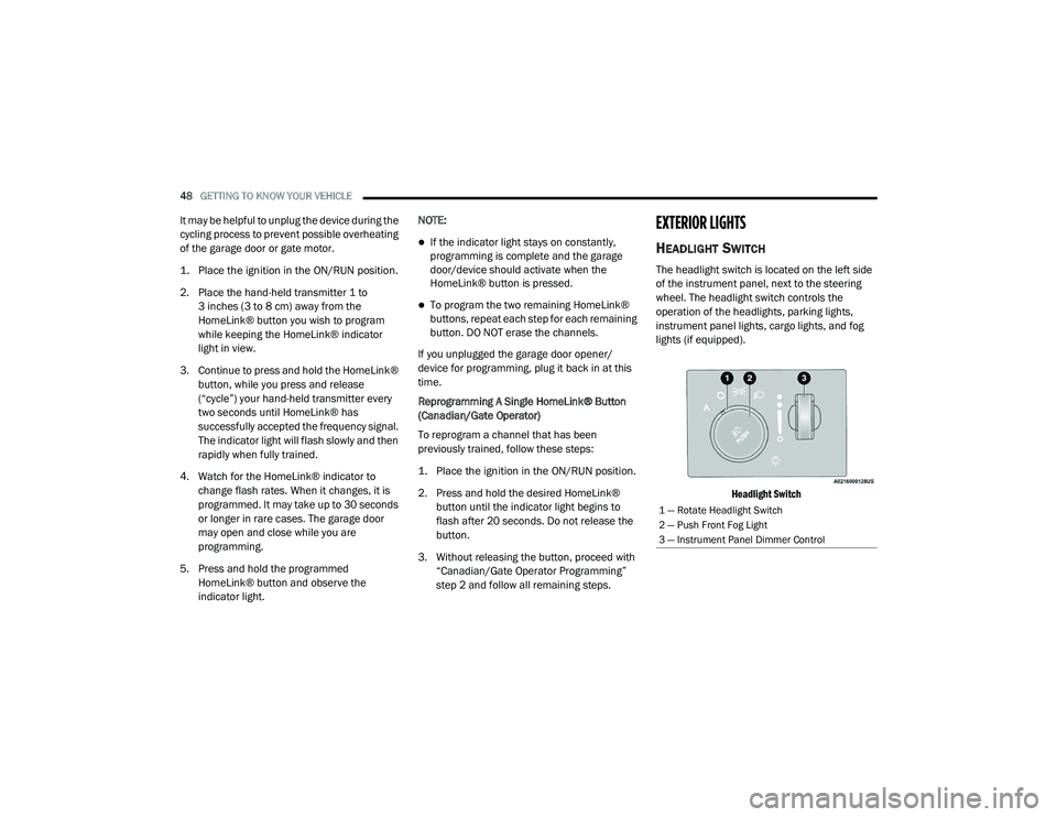 JEEP GRAND CHEROKEE TRAILHAWK 2020 Service Manual 