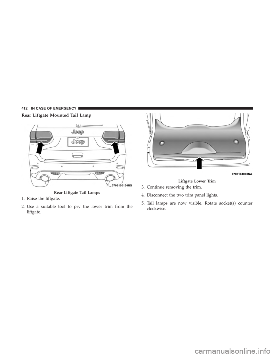 JEEP GRAND CHEROKEE TRAILHAWK 2017  Owners Manual 