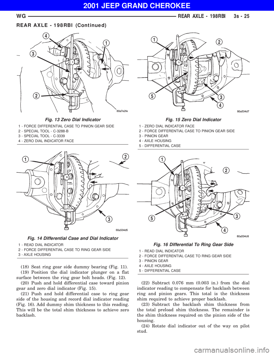 JEEP GRAND CHEROKEE 2001 Service Manual JEEP GRAND CHEROKEE 2001 Service Manual