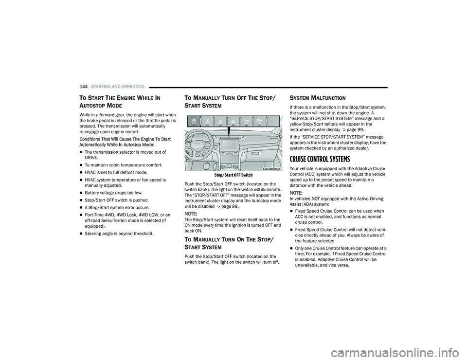 JEEP GRAND CHEROKEE LIMITED 2022  Owners Manual 