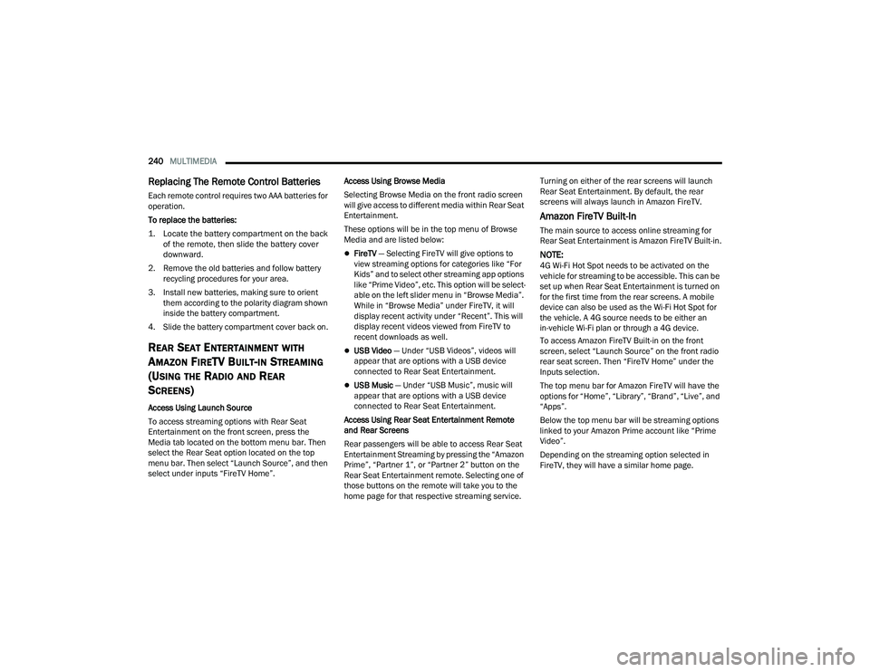 JEEP GRAND CHEROKEE LIMITED 2022  Owners Manual 