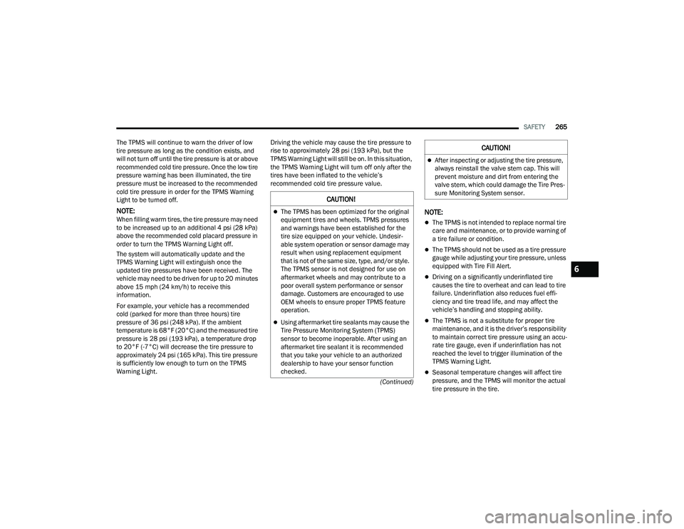 JEEP GRAND CHEROKEE LIMITED 2022  Owners Manual 6 