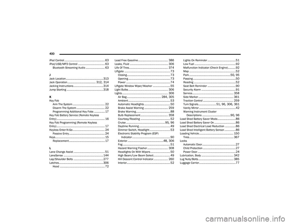 JEEP GRAND CHEROKEE LIMITED 2021  Owners Manual 