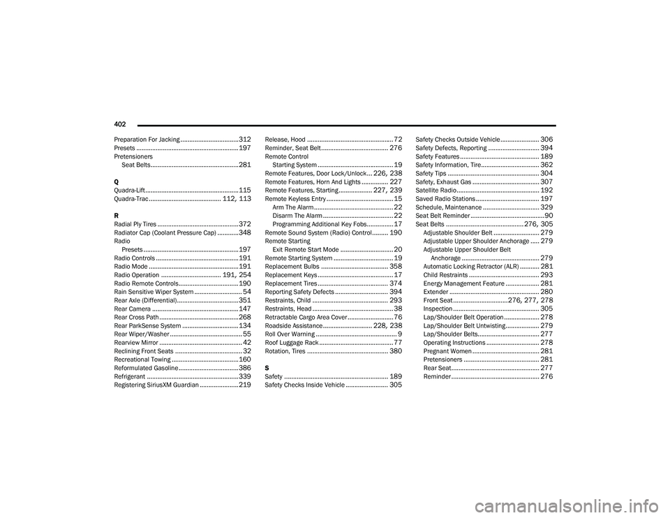 JEEP GRAND CHEROKEE LIMITED 2021  Owners Manual 