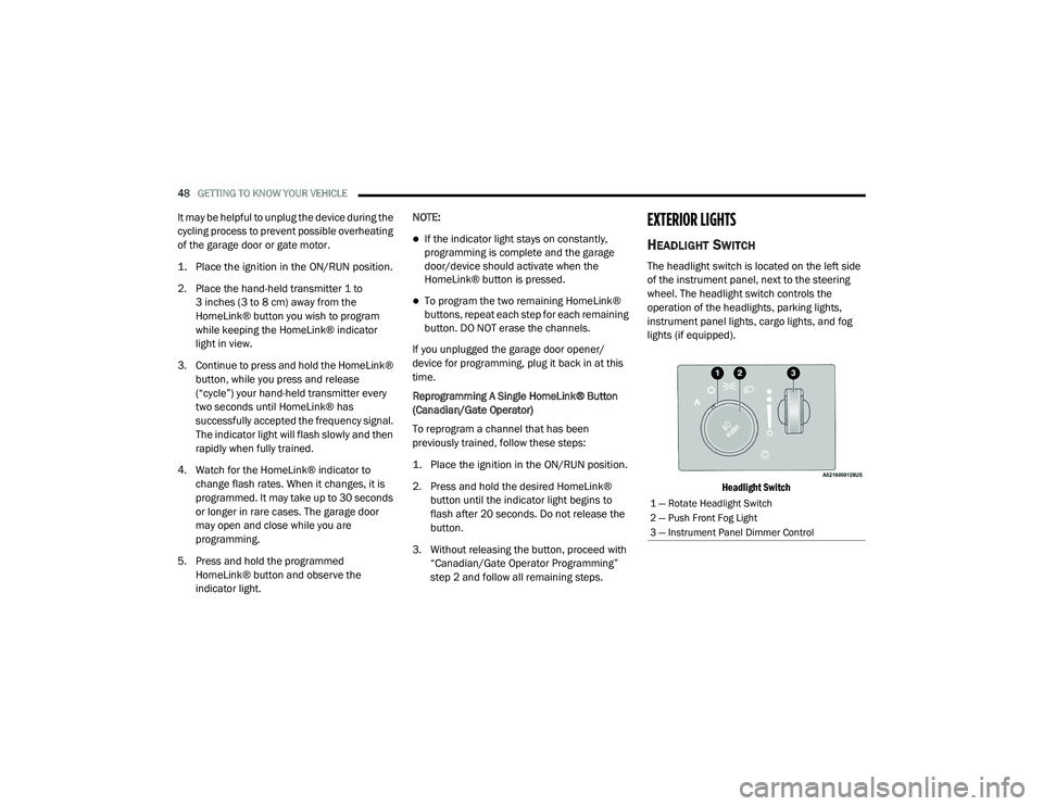 JEEP GRAND CHEROKEE LIMITED 2021 Service Manual 