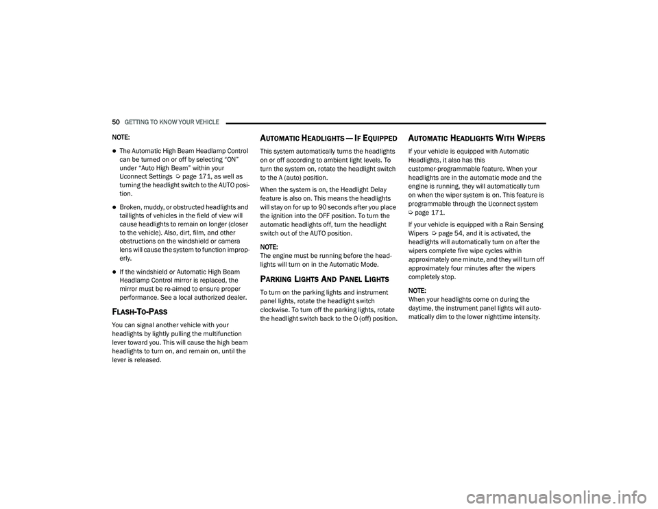 JEEP GRAND CHEROKEE LIMITED 2021 Workshop Manual 