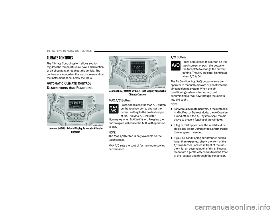 JEEP GRAND CHEROKEE LIMITED 2021 Workshop Manual 