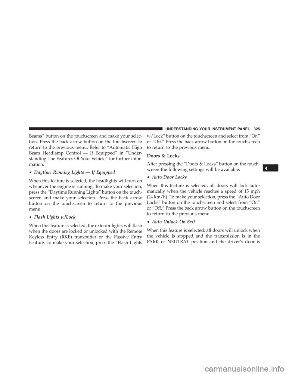 JEEP GRAND CHEROKEE LIMITED 2015  Owners Manual 