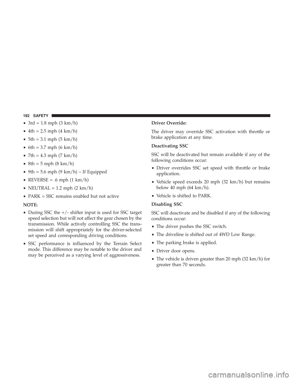 JEEP GRAND CHEROKEE LIMITED 2017  Owners Manual 