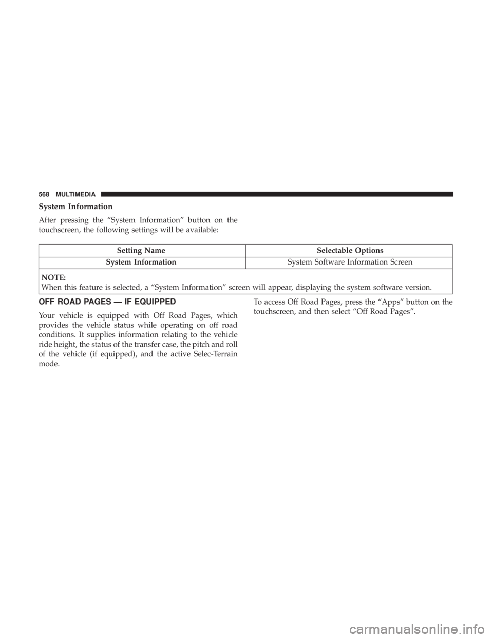 JEEP GRAND CHEROKEE LIMITED 2017 Owners Manual JEEP GRAND CHEROKEE LIMITED 2017 Owners Manual