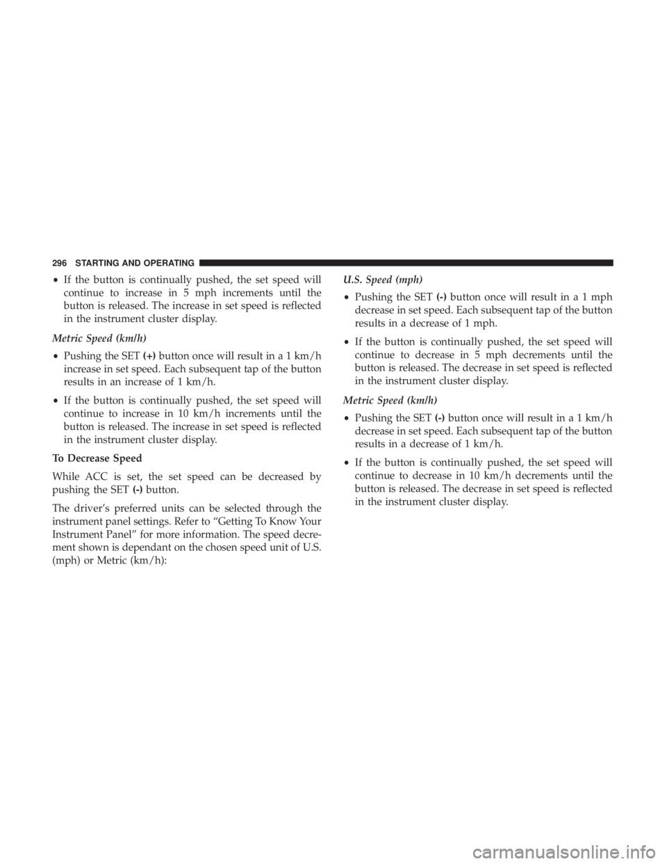 JEEP GRAND CHEROKEE LIMITED 2018  Owners Manual 