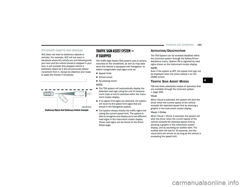 JEEP GRAND CHEROKEE TRAILHAWK 2021  Owners Manual 4

22_WL_OM_EN_USC_t.book  Page 149   