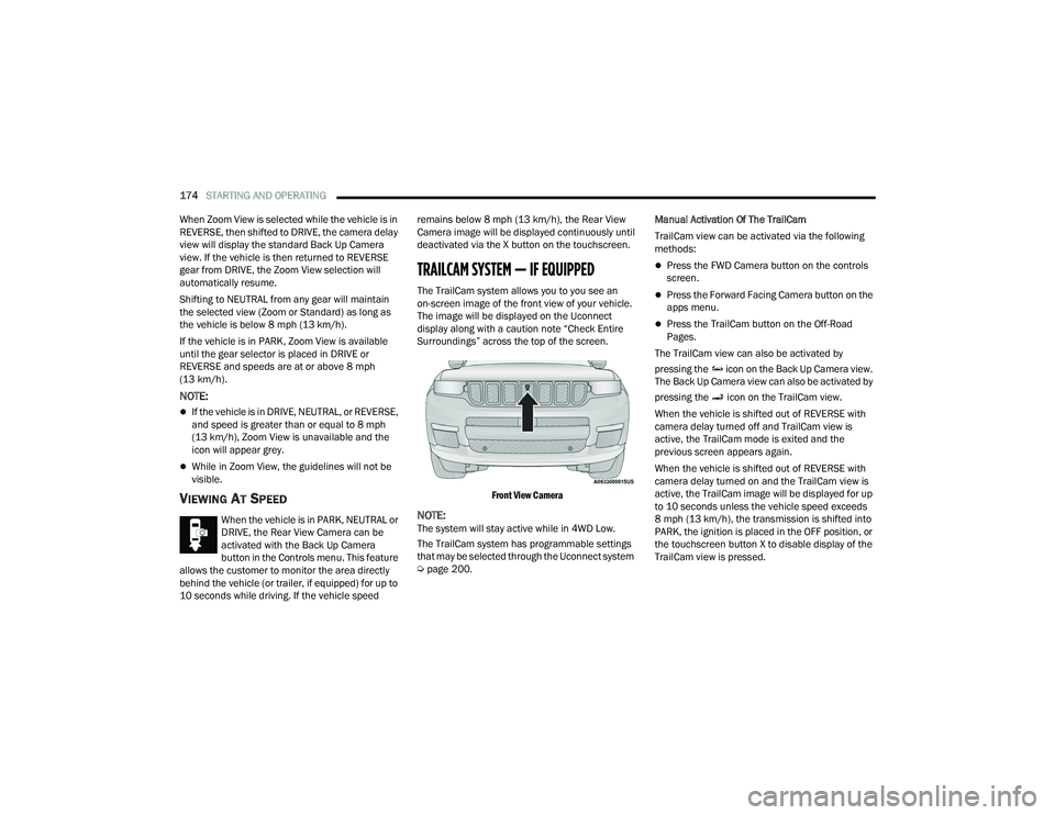 JEEP GRAND CHEROKEE TRAILHAWK 2021  Owners Manual 
