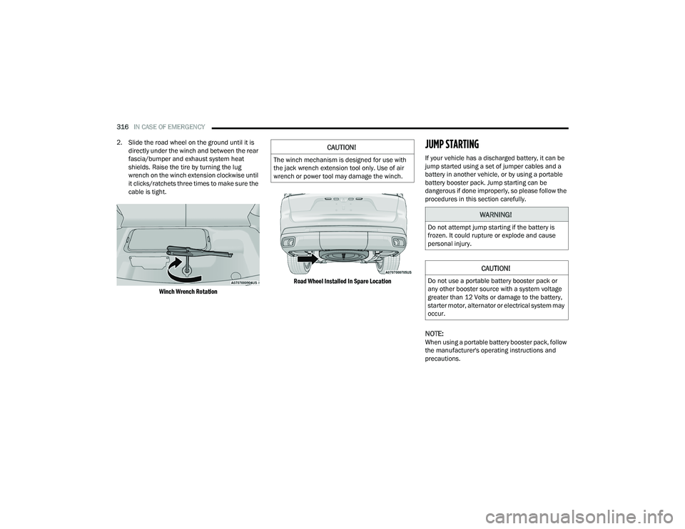 JEEP GRAND CHEROKEE TRAILHAWK 2021  Owners Manual �&�$�8�7�,�2�1�
�7�K�H��Z�L�Q�F�K��P�H�F�K�D�Q�L�V�P��L�V��G�H�V�L�J�Q�H�G��I�R�U��X�V�H��Z�L�W�K�
�W�K�H��M�D�F�N��Z�U�H�Q�F�K��H�[�W�H�Q�V�L�R�Q��W�R�R�O��R�Q�O�\���8�V�H��R�I��D�L
