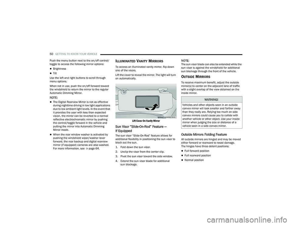 JEEP GRAND CHEROKEE TRAILHAWK 2021 Workshop Manual �:�$�5�1�,�1�*�
�9�H�K�L�F�O�H�V��D�Q�G��R�W�K�H�U��R�E�M�H�F�W�V��V�H�H�Q��L�Q��D�Q��R�X�W�V�L�G�H�
�F�R�Q�Y�H�[��P�L�U�U�R�U��Z�L�O�O��O�R�R�N��V�P�D�O�O�H�U��D�Q�G��I�D�U�W�K�H�U��D