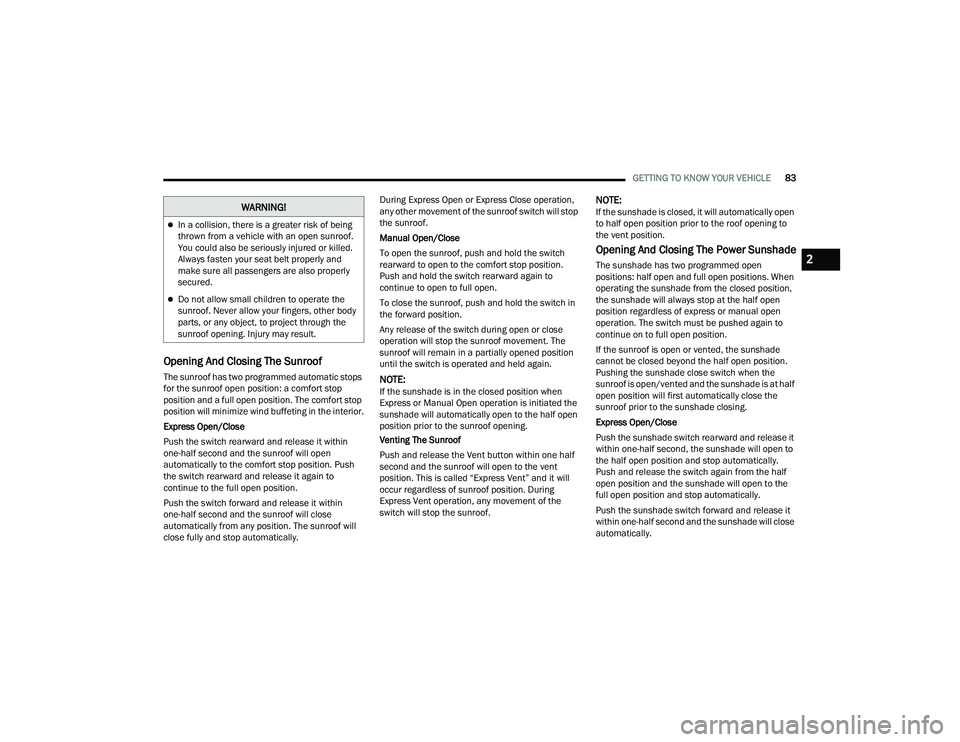 JEEP GRAND CHEROKEE TRAILHAWK 2021 Manual Online �:�$�5�1�,�1�*�
2

22_WL_OM_EN_USC_t.book  Page 83   