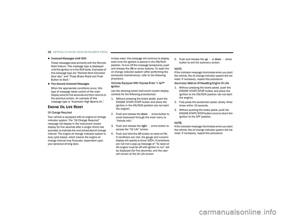 JEEP GRAND CHEROKEE TRAILHAWK 2021  Owners Manual 