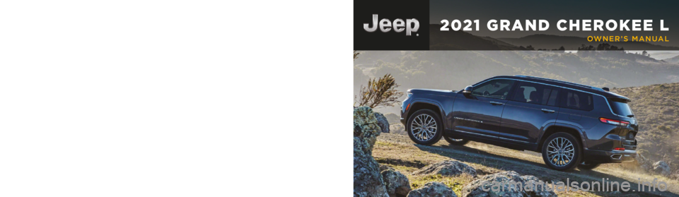 JEEP GRAND CHEROKEE L 2021  Owners Manual 