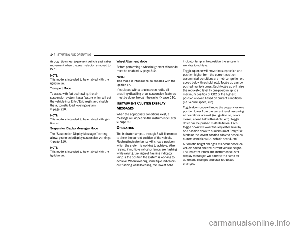 JEEP GRAND CHEROKEE L 2021  Owners Manual 