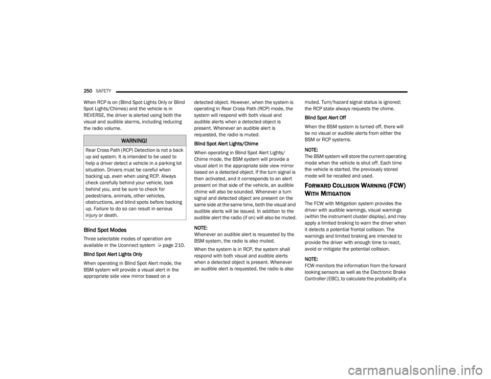 JEEP GRAND CHEROKEE L 2021  Owners Manual �:�$�5�1�,�1�*�
�5�H�D�U��&�U�R�V�V��3�D�W�K���5�&�3�\f���H�W�H�F�W�L�R�Q��L�V��Q�R�W��D��E�D�F�N�
�X�S��D�L�G��V�\�V�W�H�P���,�W��L�V��L�Q�W�H�Q�G�H�G��W�R��E�H��X�V�H�G��W�R�
