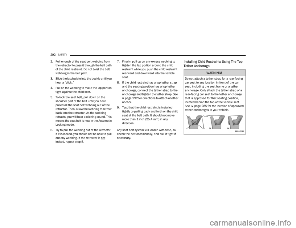 JEEP GRAND CHEROKEE L 2021  Owners Manual �
�O�R�F�N�H�G���U�H�S�H�D�W��V�W�H�S��� �� �)�L�Q�D�O�O�\���S�X�O�O��X�S��R�Q��D�Q�\��H�[�F�H�V�V��Z�H�E�E�L�Q�J��W�R�
�W�L�J�K�W�H�Q��W�K�H��O�D�S��S�R�U�W�L�R�Q��D�U�R�X�Q�G�