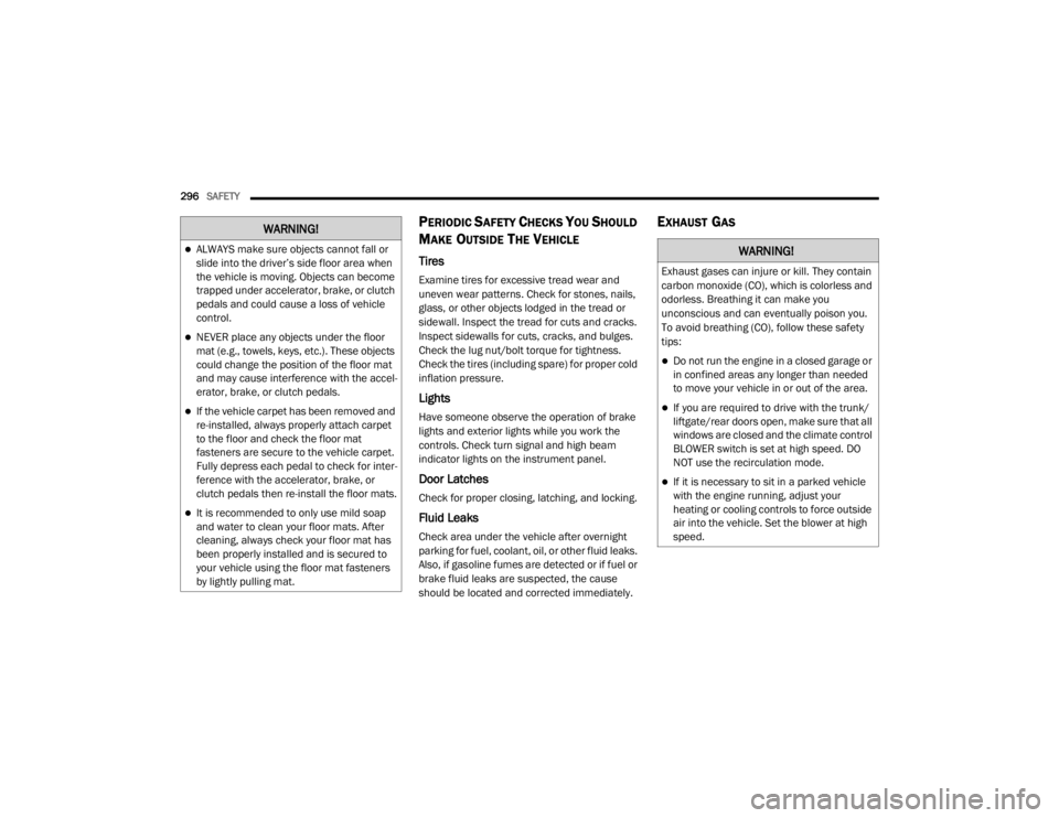 JEEP GRAND CHEROKEE L 2021  Owners Manual �:�$�5�1�,�1�*�
�:�$�5�1�,�1�*�
�(�[�K�D�X�V�W��J�D�V�H�V��F�D�Q��L�Q�M�X�U�H��R�U��N�L�O�O���7�K�H�\��F�R�Q�W�D�L�Q�
�F�D�U�E�R�Q��P�R�Q�R�[�L�G�H���&�2�\f���Z�K�L�F�K��L�V��F�R�O�R