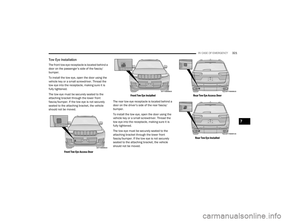 JEEP GRAND CHEROKEE L 2021  Owners Manual 
7

21_WL_OM_EN_USC_t.book  Page 321   