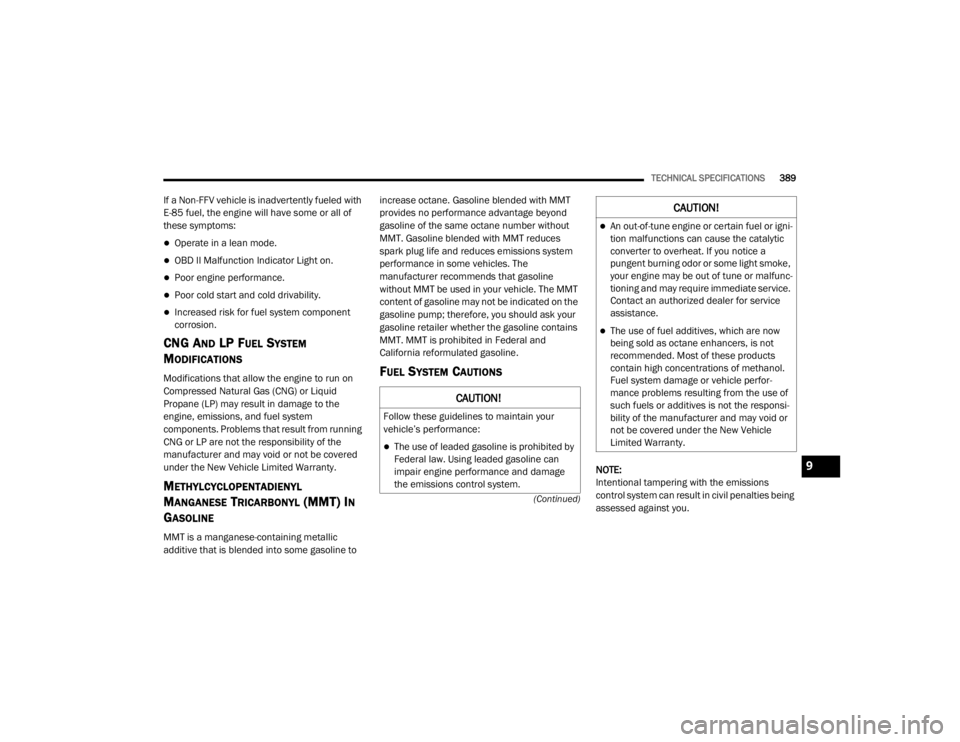 JEEP GRAND CHEROKEE L 2021  Owners Manual 9

21_WL_OM_EN_USC_t.book  Page 389   
