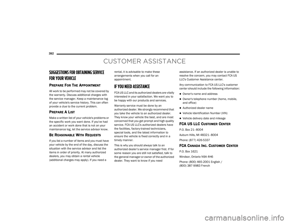 JEEP GRAND CHEROKEE L 2021  Owners Manual 