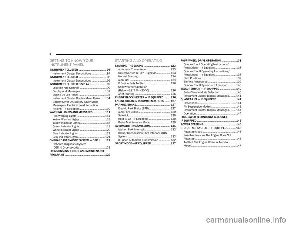 JEEP GRAND CHEROKEE L 2021  Owners Manual 