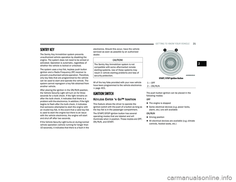 JEEP GRAND CHEROKEE 4XE 2022 Owners Manual ���³��2�)�)
���³��2�1��5�8�1
2

22_WL_OM_EN_USC_t.book  Page 21   