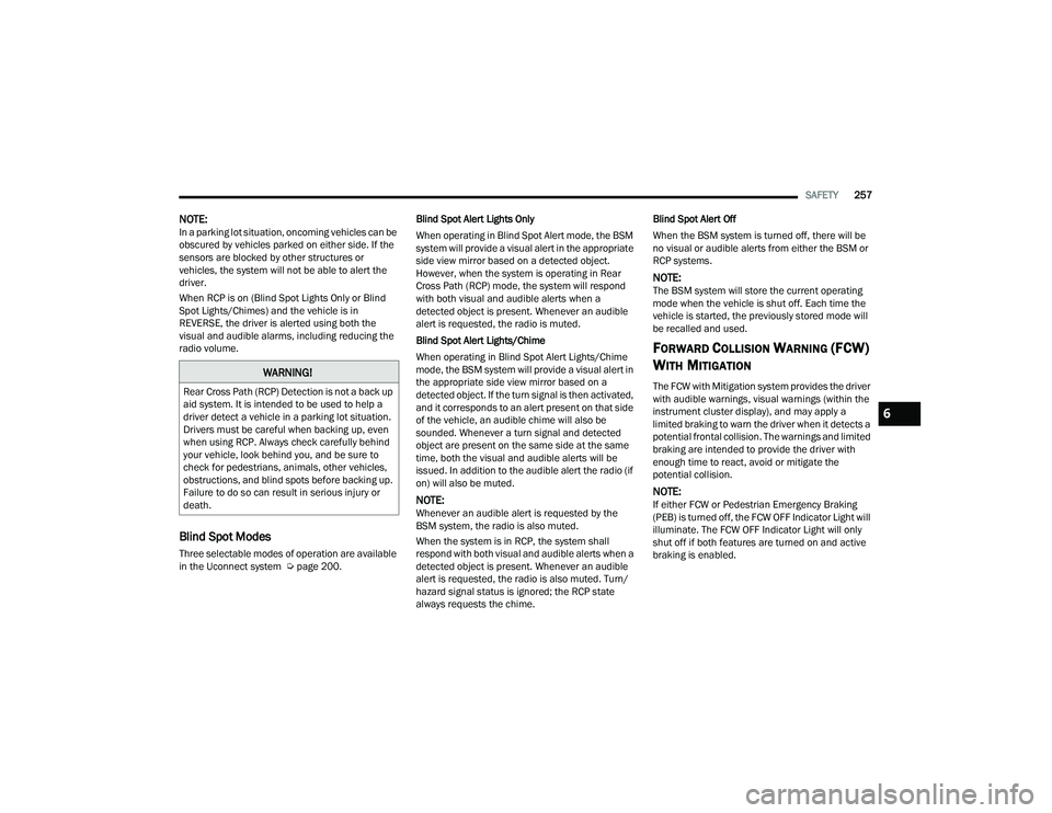JEEP GRAND CHEROKEE 4XE 2022  Owners Manual �:�$�5�1�,�1�*�
�5�H�D�U��&�U�R�V�V��3�D�W�K���5�&�3�\f���H�W�H�F�W�L�R�Q��L�V��Q�R�W��D��E�D�F�N��X�S�
�D�L�G��V�\�V�W�H�P���,�W��L�V��L�Q�W�H�Q�G�H�G��W�R��E�H��X�V�H�G��W�R��