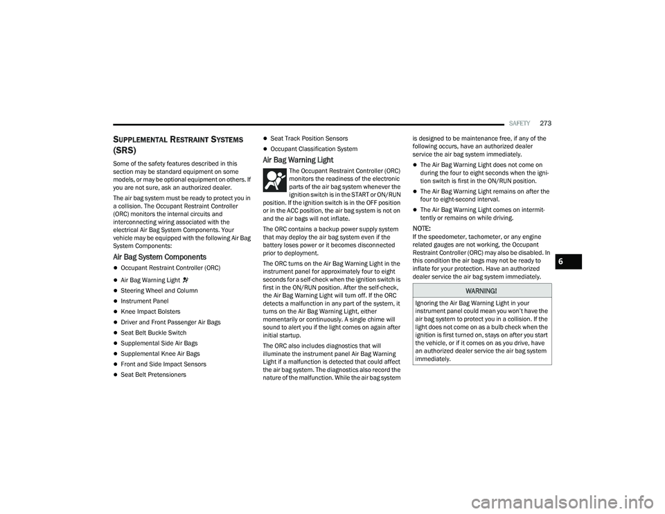 JEEP GRAND CHEROKEE 4XE 2022  Owners Manual �:�$�5�1�,�1�*�
�,�J�Q�R�U�L�Q�J��W�K�H��$�L�U��%�D�J��:�D�U�Q�L�Q�J��/�L�J�K�W��L�Q��\�R�X�U�
�L�Q�V�W�U�X�P�H�Q�W��S�D�Q�H�O��F�R�X�O�G��P�H�D�Q��\�R�X��Z�R�Q�·�W��K�D�Y�H��W�K�H�

