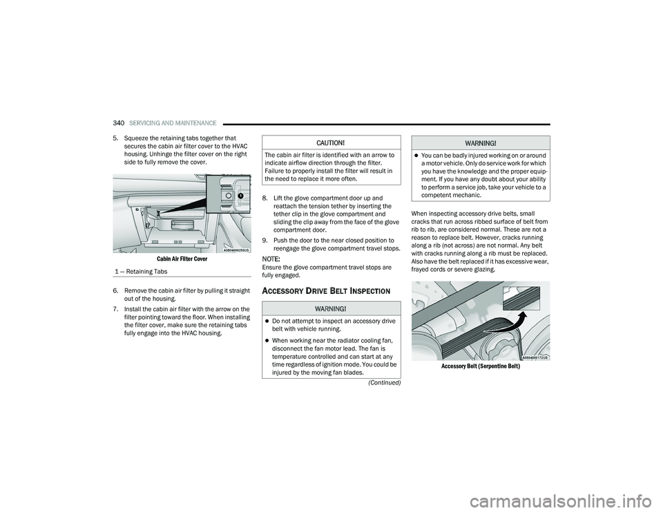 JEEP GRAND CHEROKEE 4XE 2022  Owners Manual �&�$�8�7�,�2�1�
�7�K�H��F�D�E�L�Q��D�L�U��I�L�O�W�H�U��L�V��L�G�H�Q�W�L�I�L�H�G��Z�L�W�K��D�Q��D�U�U�R�Z��W�R�
�L�Q�G�L�F�D�W�H��D�L�U�I�O�R�Z��G�L�U�H�F�W�L�R�Q��W�K�U�R�X�J�K��W�K�H�