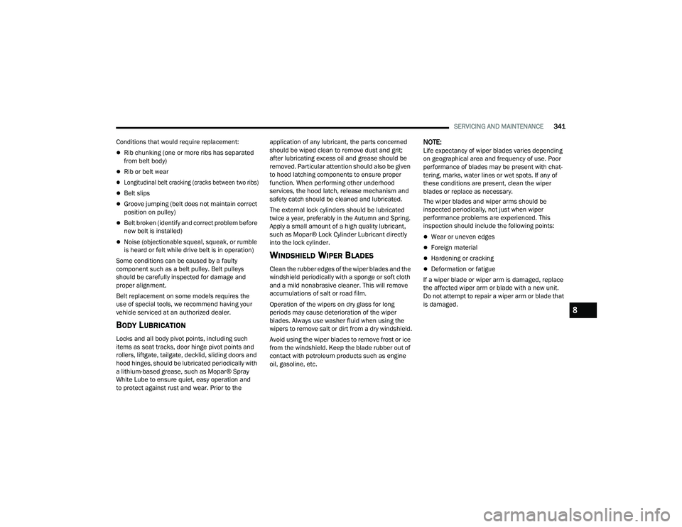 JEEP GRAND CHEROKEE 4XE 2022  Owners Manual 8

22_WL_OM_EN_USC_t.book  Page 341   