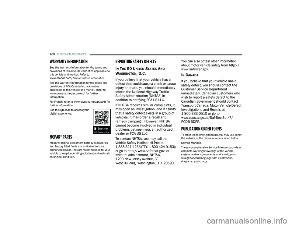 JEEP GRAND CHEROKEE 4XE 2022  Owners Manual 