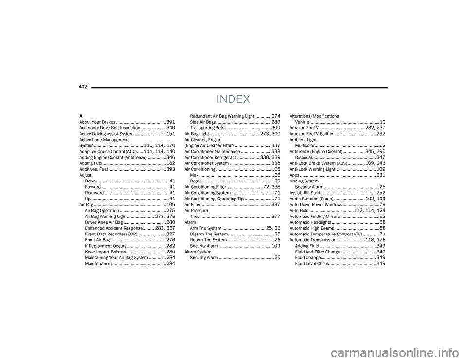 JEEP GRAND CHEROKEE 4XE 2022  Owners Manual 