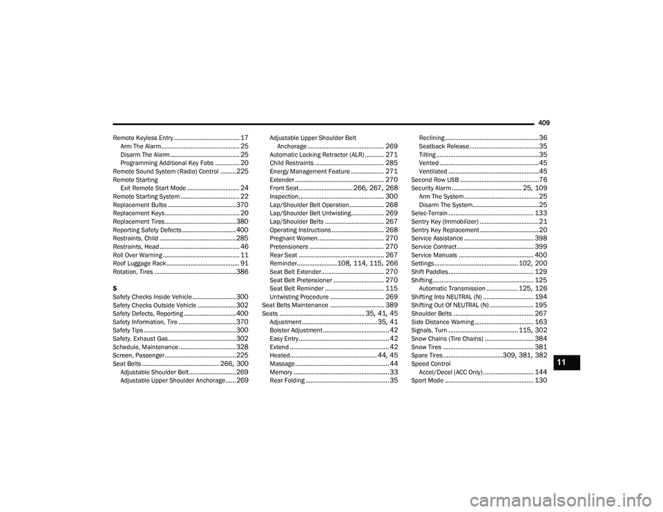 JEEP GRAND CHEROKEE 4XE 2022  Owners Manual 11

22_WL_OM_EN_USC_t.book  Page 409   