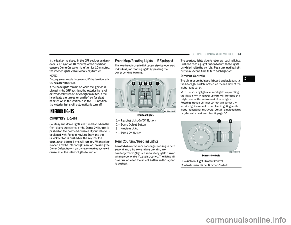 JEEP GRAND CHEROKEE 4XE 2022 Repair Manual ���³��$�P�E�L�H�Q�W��/�L�J�K�W���L�P�P�H�U��&�R�Q�W�U�R�O
���³��,�Q�V�W�U�X�P�H�Q�W��3�D�Q�H�O���L�P�P�H�U��&�R�Q�W�U�R�O
2

22_WL_OM_EN_USC_t.book  Page 61   