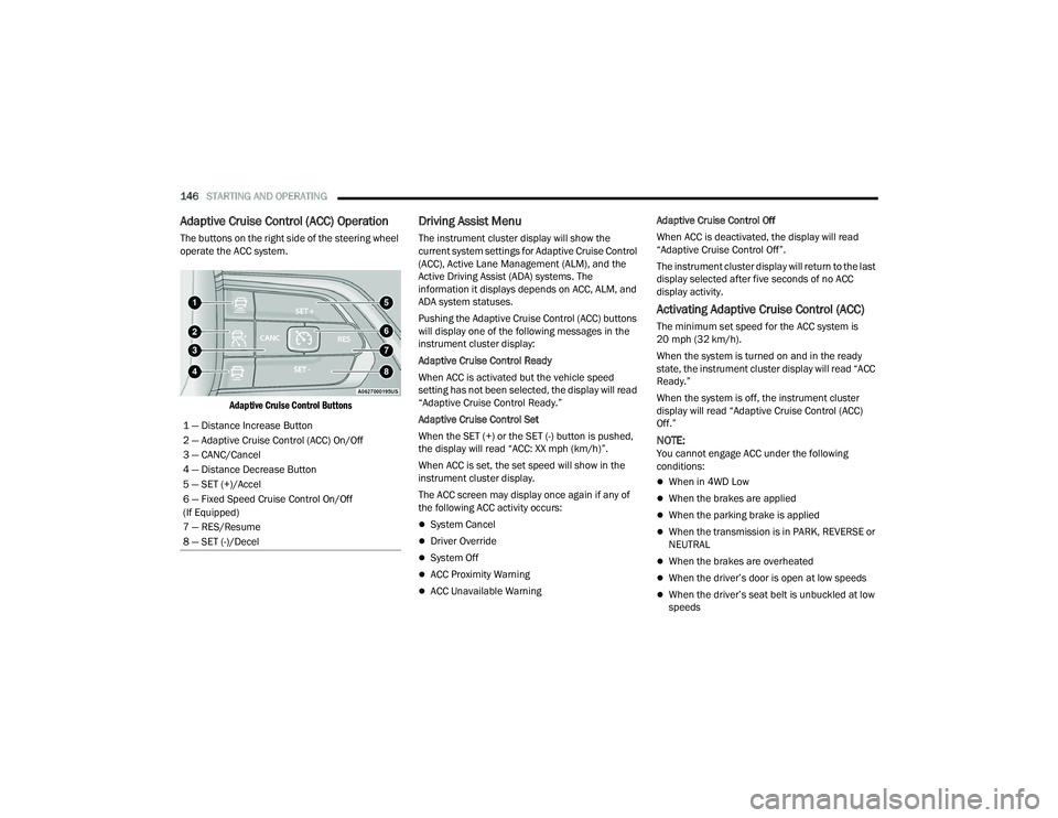 JEEP GRAND CHEROKEE 2022  Owners Manual 